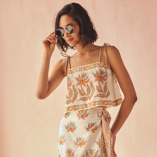 OMIKA Tillie Tank in Adya Guava