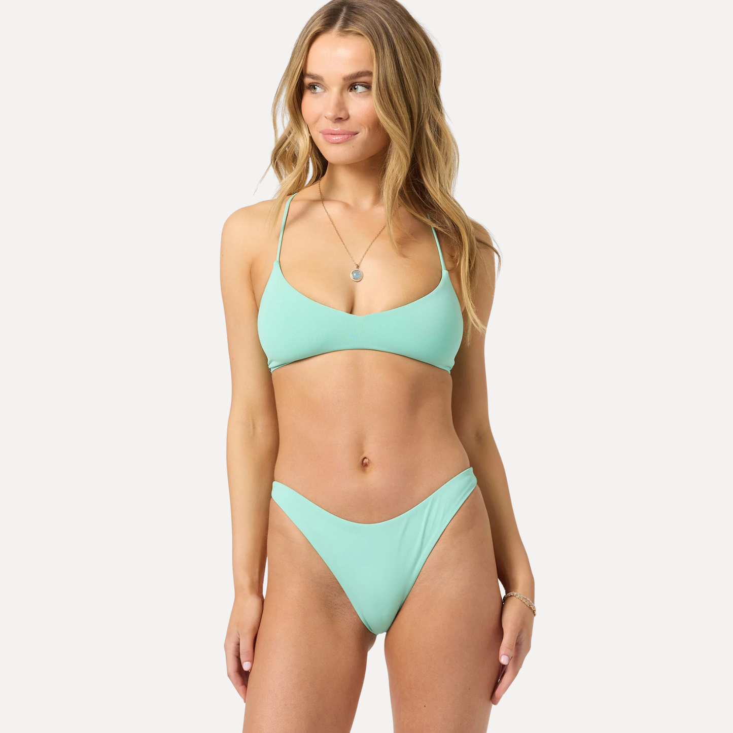 O'Neill Saltwater Solids Flamenco Cheeky Bottoms in Holiday