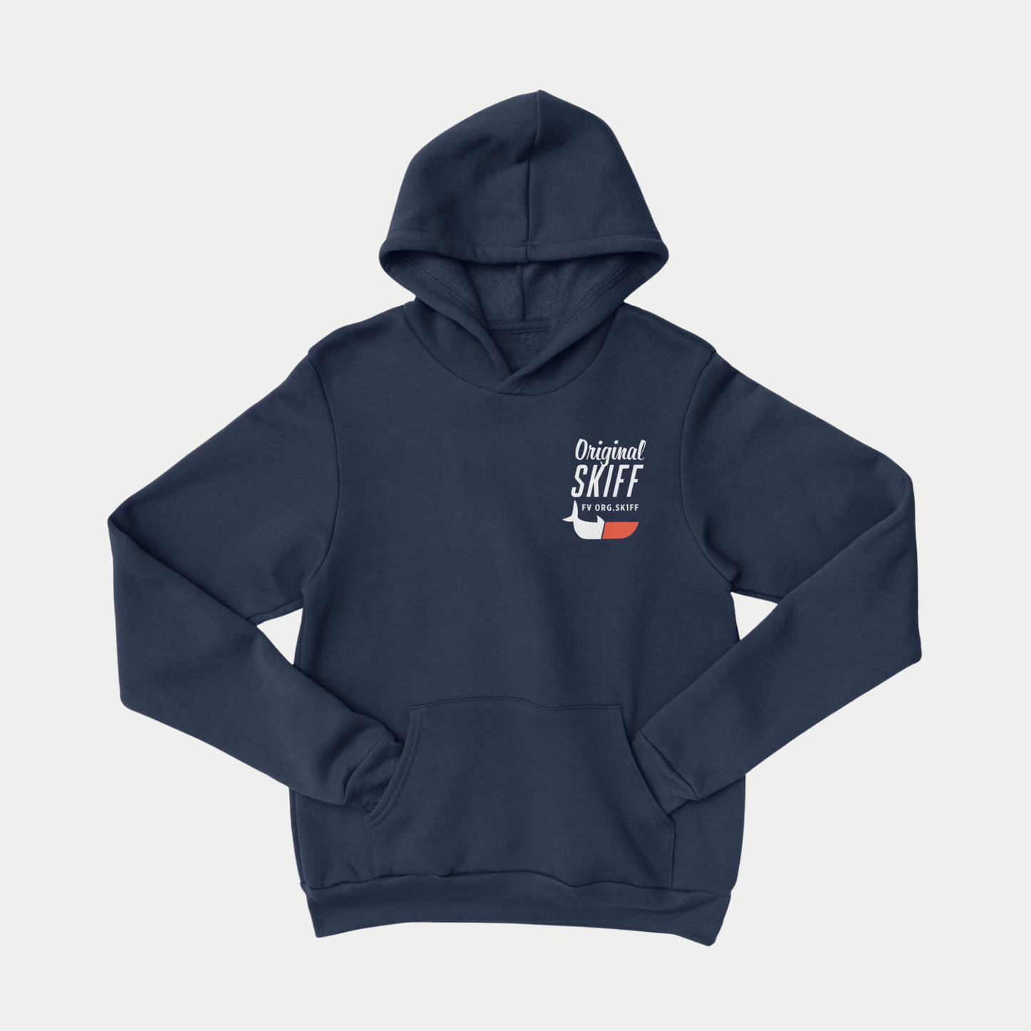 Original Skiff Blue Carptown Mid-Weight Hoodie, available now at Harbour Thread