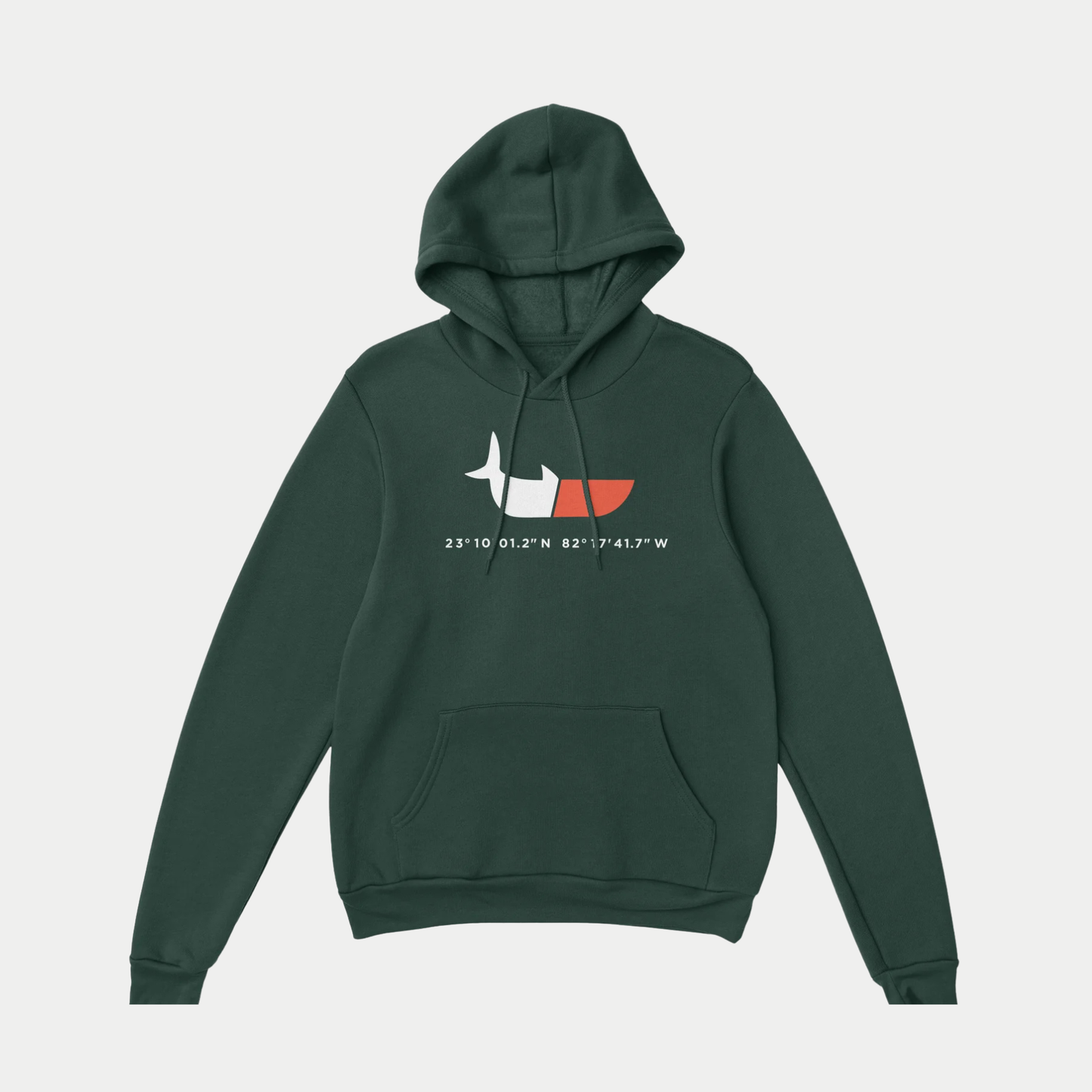 Original Skiff Ferry Doc Heavyweight Hoodie in Pine Green, available now at Harbour Thread.