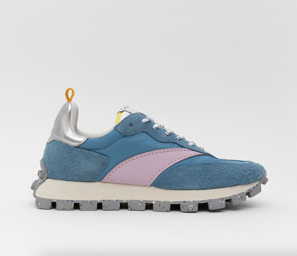 The Glacier Blue Osaka lug bottom trainer sneaker by Oncept