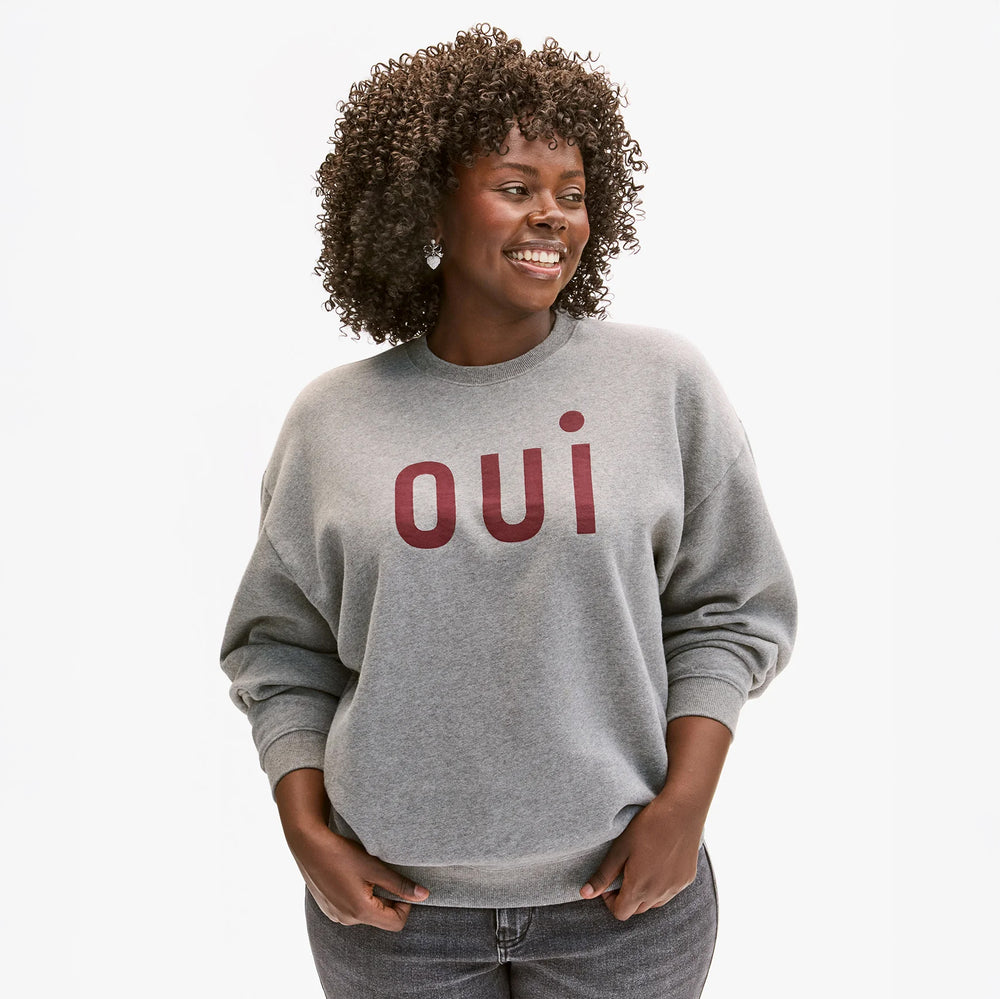 Clare V. Oui Oversized Sweatshirt