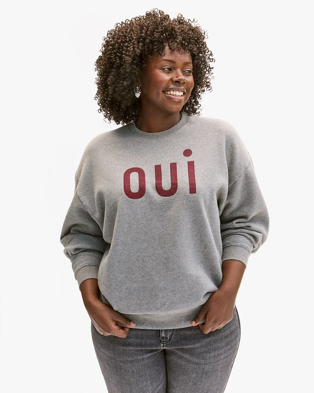 Clare V. Oui Oversized Sweatshirt