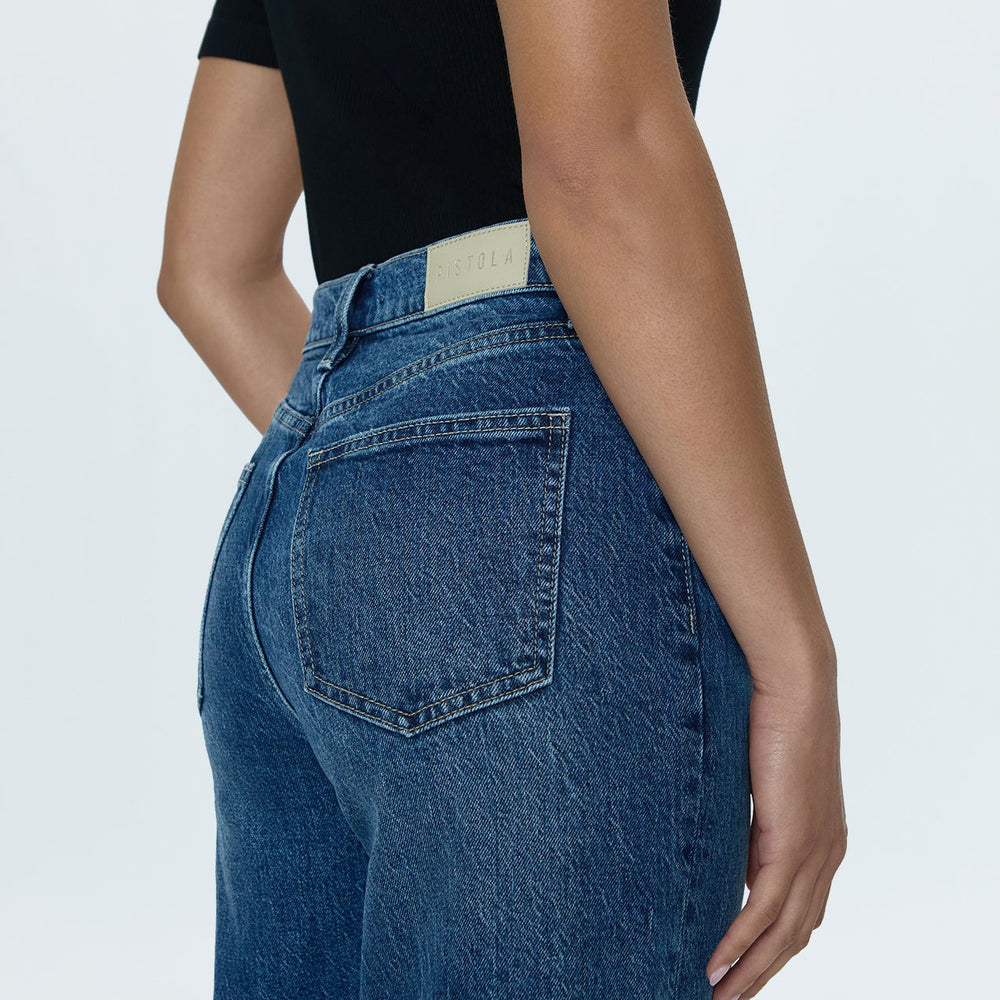 
                      
                        Dark blue women's jeans
                      
                    