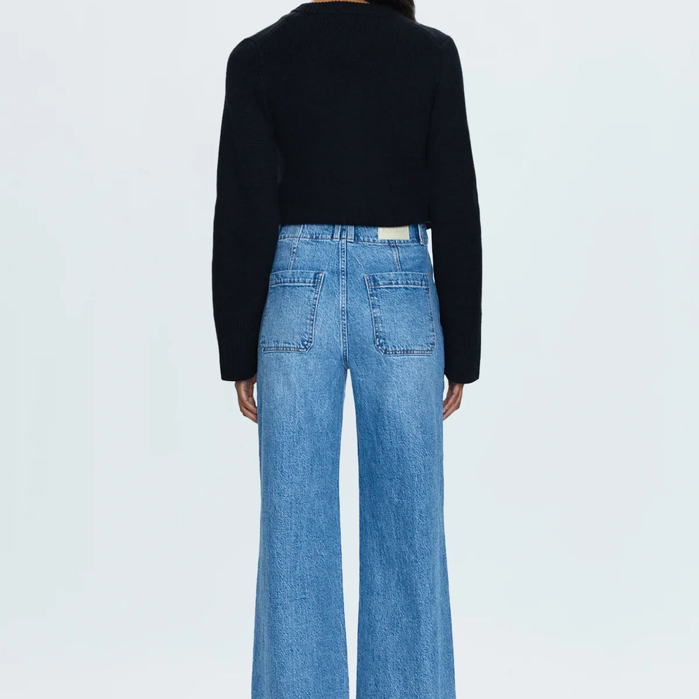 
                      
                        medium blue wide leg women's jeans from Pistola
                      
                    