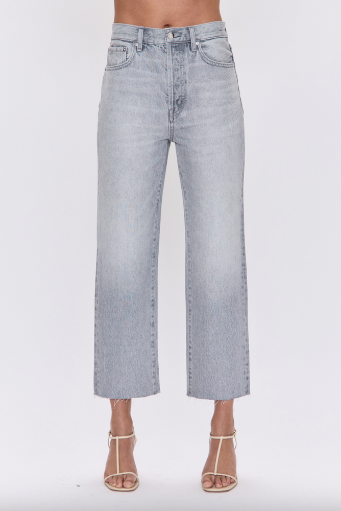 
                      
                        PISTOLA Cassie Super High Rise Straight Crop Jean
                      
                    