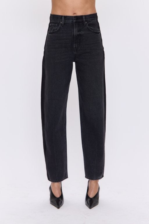 
                      
                        PISTOLA Wes High Rise Barrel Jean
                      
                    