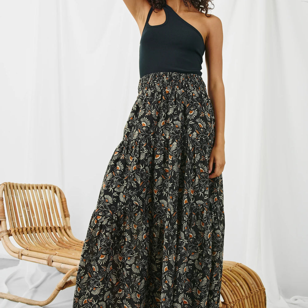 Shop the tiered Peony Maxi Skirt by Rails at Harbour Thread