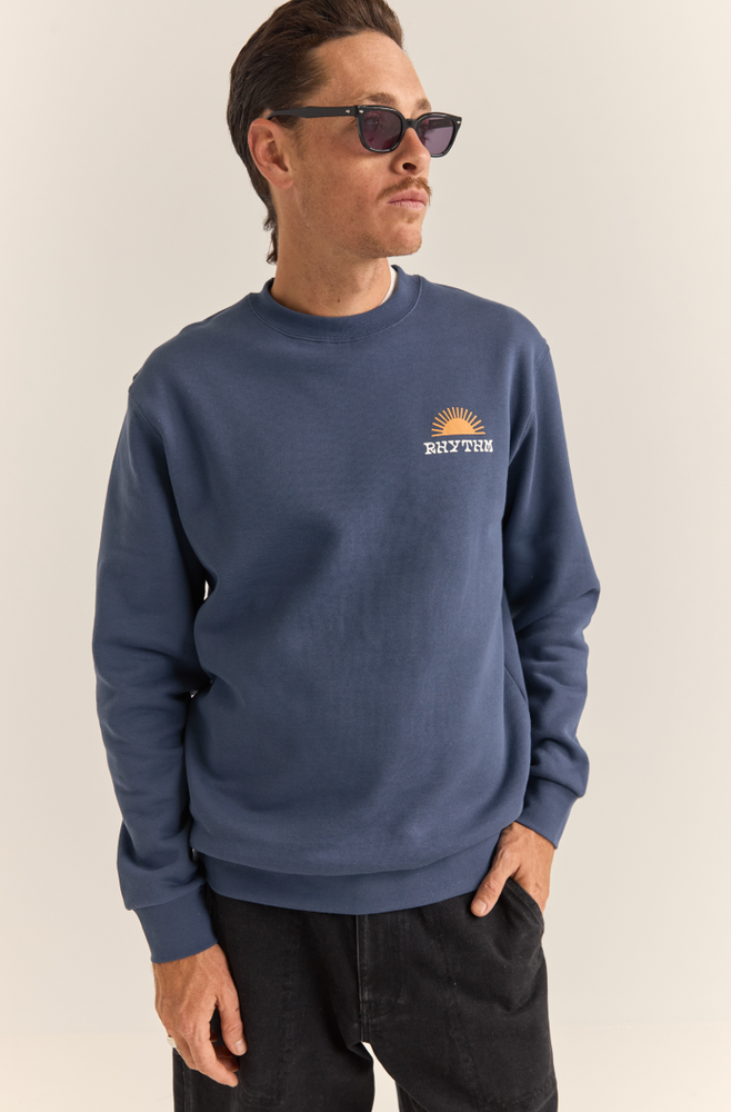 
                      
                        Navy Awake Fleece Crew
                      
                    