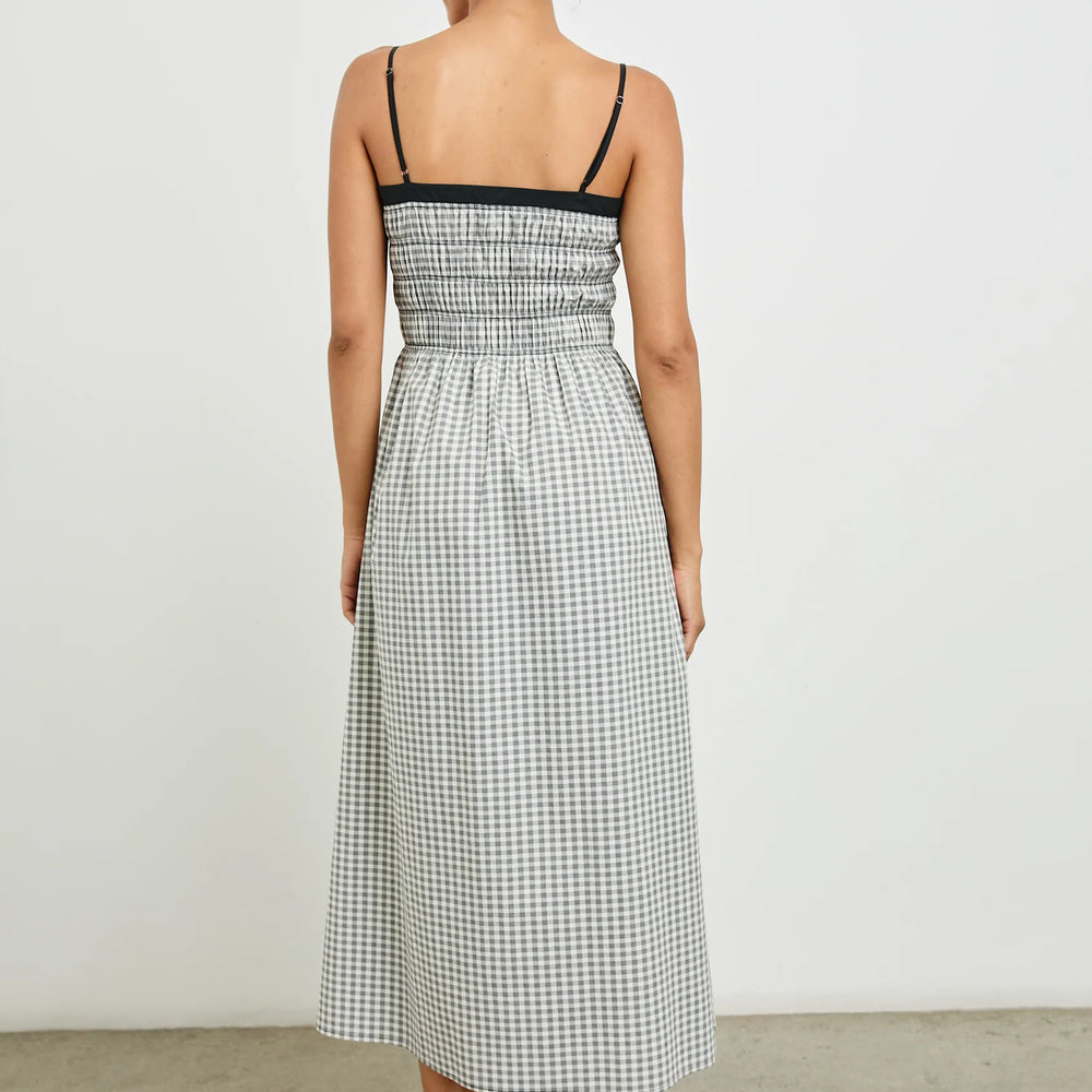 
                      
                        Gingham midi dress
                      
                    