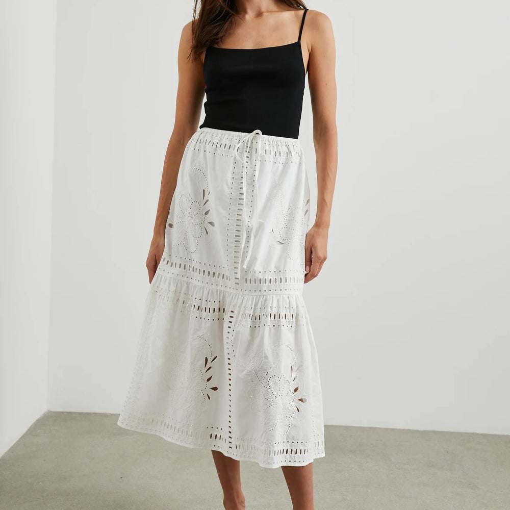 
                      
                        The white Prina Skirt by Rails
                      
                    