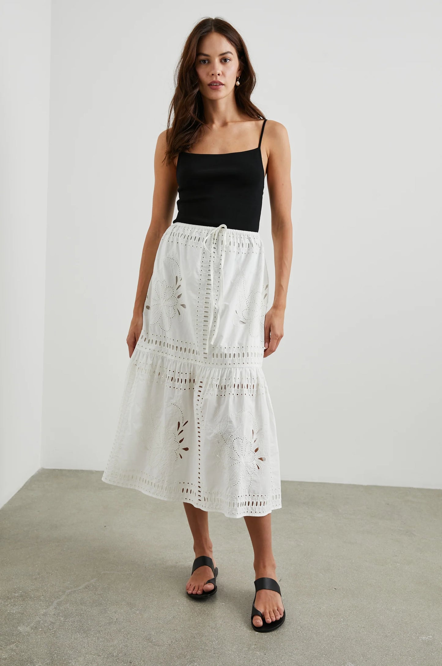 The white Prina Skirt by Rails