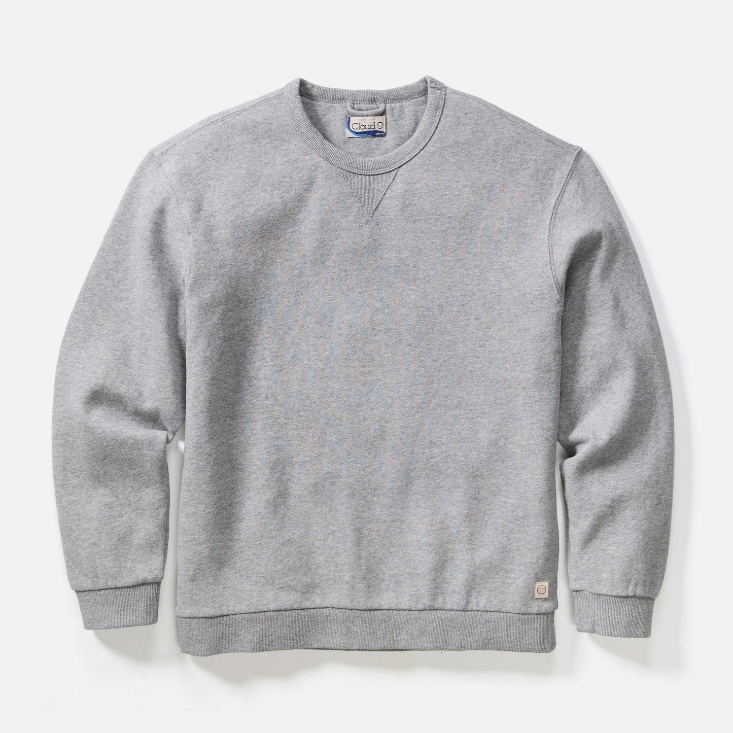 Marine Layer Cloud 9 Fleece Relaxed Crewneck in Heather Grey