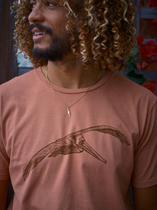 close up view of front of the Pelican Tee