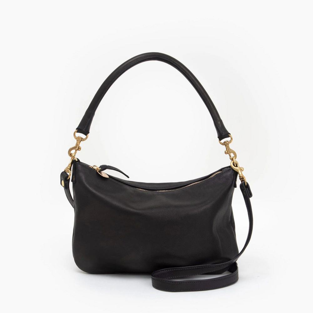 Find the Black Italian Nappa Petit Moyen Messenger bag from Clare V. at Harbour Thread!