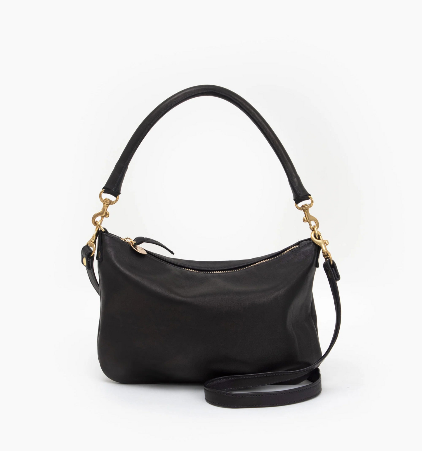 Find the Black Italian Nappa Petit Moyen Messenger bag from Clare V. at Harbour Thread!