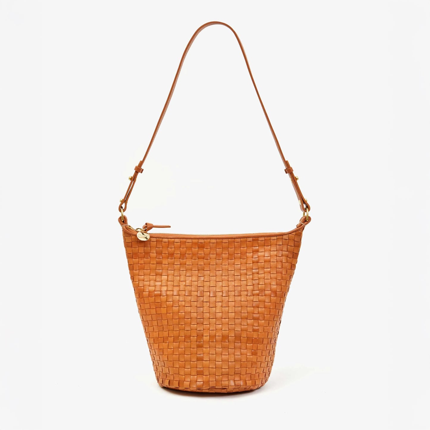 Clare V. offers the the woven bucket bag of your dreams with the effortlessly stylish Petite Jeanne, available now at Harbour Thread