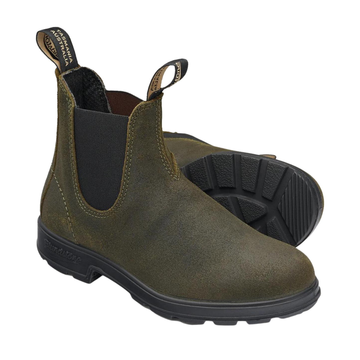 Blundstone 1615 Men's Originals Suede Boots - Dark Olive