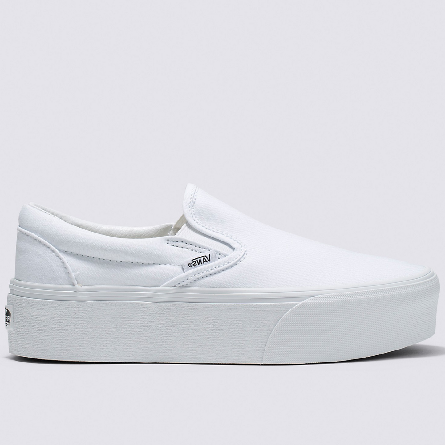 Vans Women's Classic Slip-On Stackform Sneaker - True White