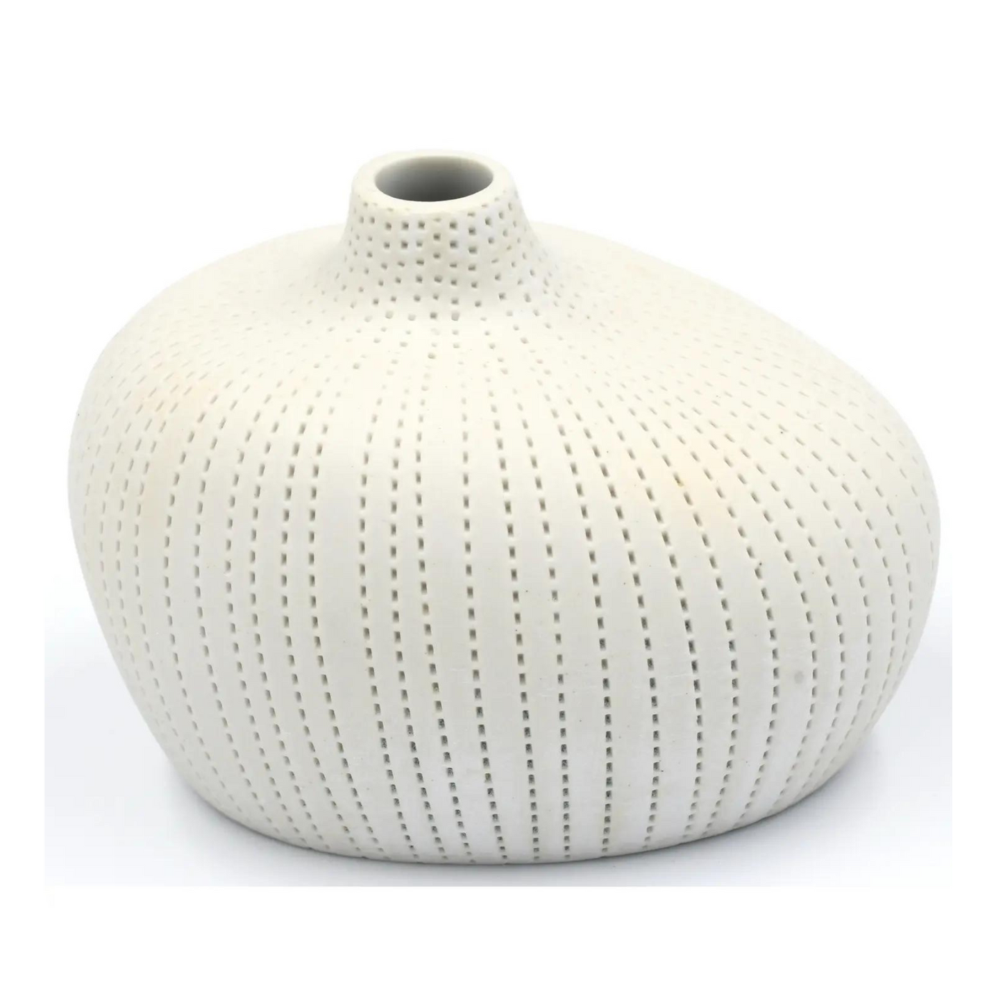 Gugu Pim White Porcelain Bud Vase