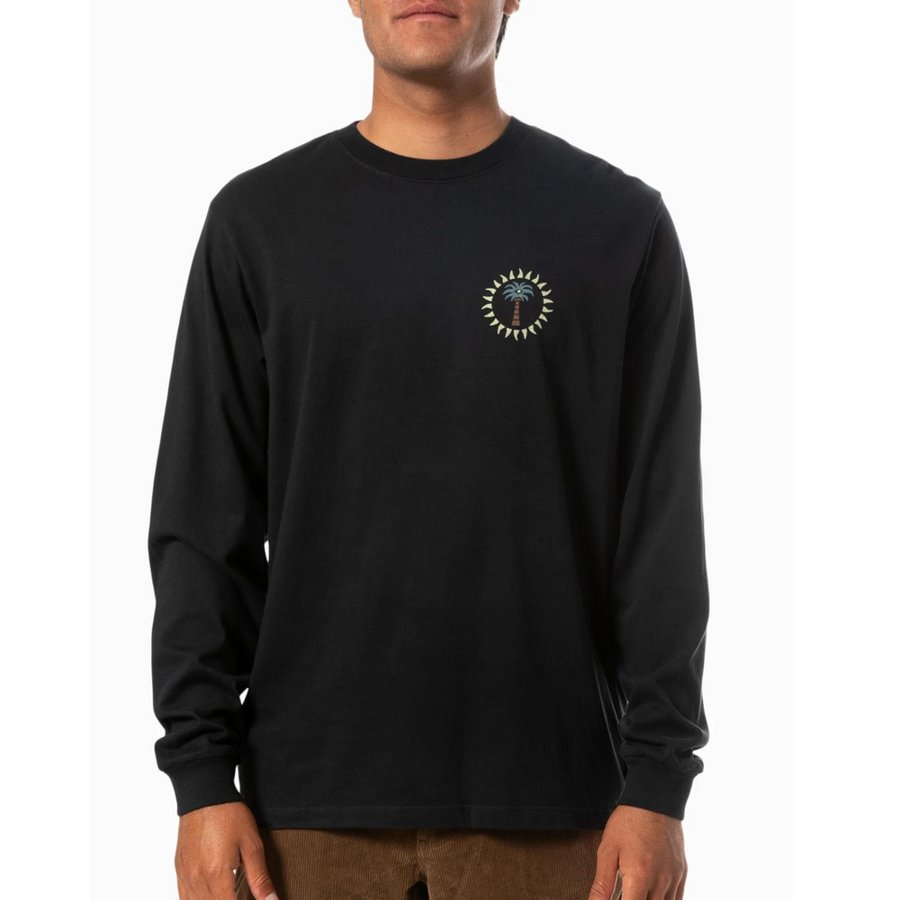 Katin Mysto Long Sleeve Tee - Black Wash