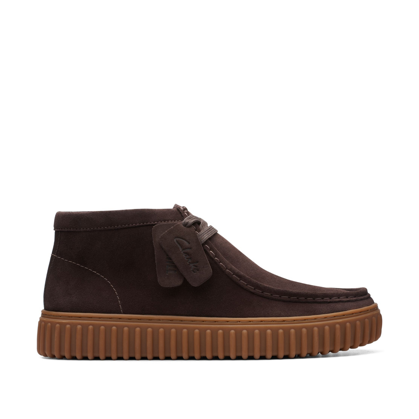 Clarks Torhill Hi - Dark Brown Suede