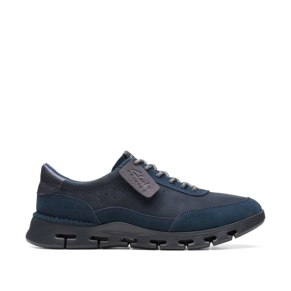 Clarks Nature X One Casual Sports Hybrid - Navy Nubuck