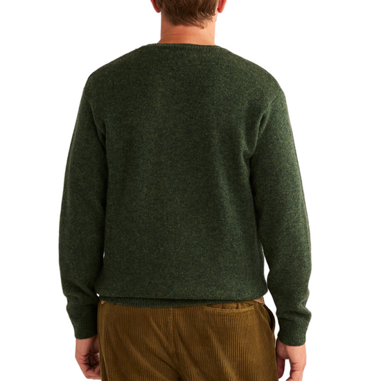 Load image into Gallery viewer, Pendleton Shetland Wool Crewneck Sweater - Dark Fir
