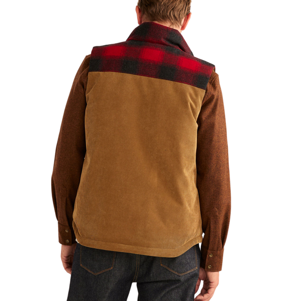 Pendleton Black Hills Down Vest - Red Ombre