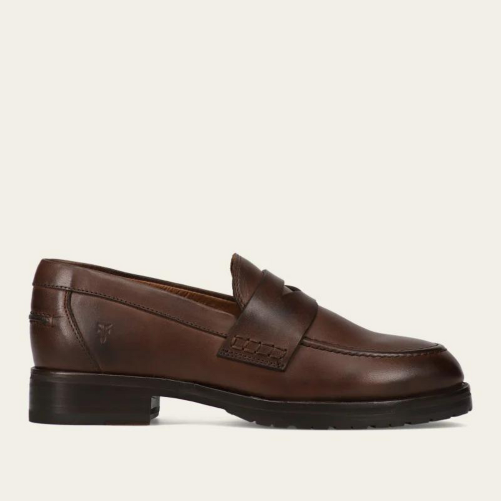 FRYE Melissa Lug Loafer - Chocolate