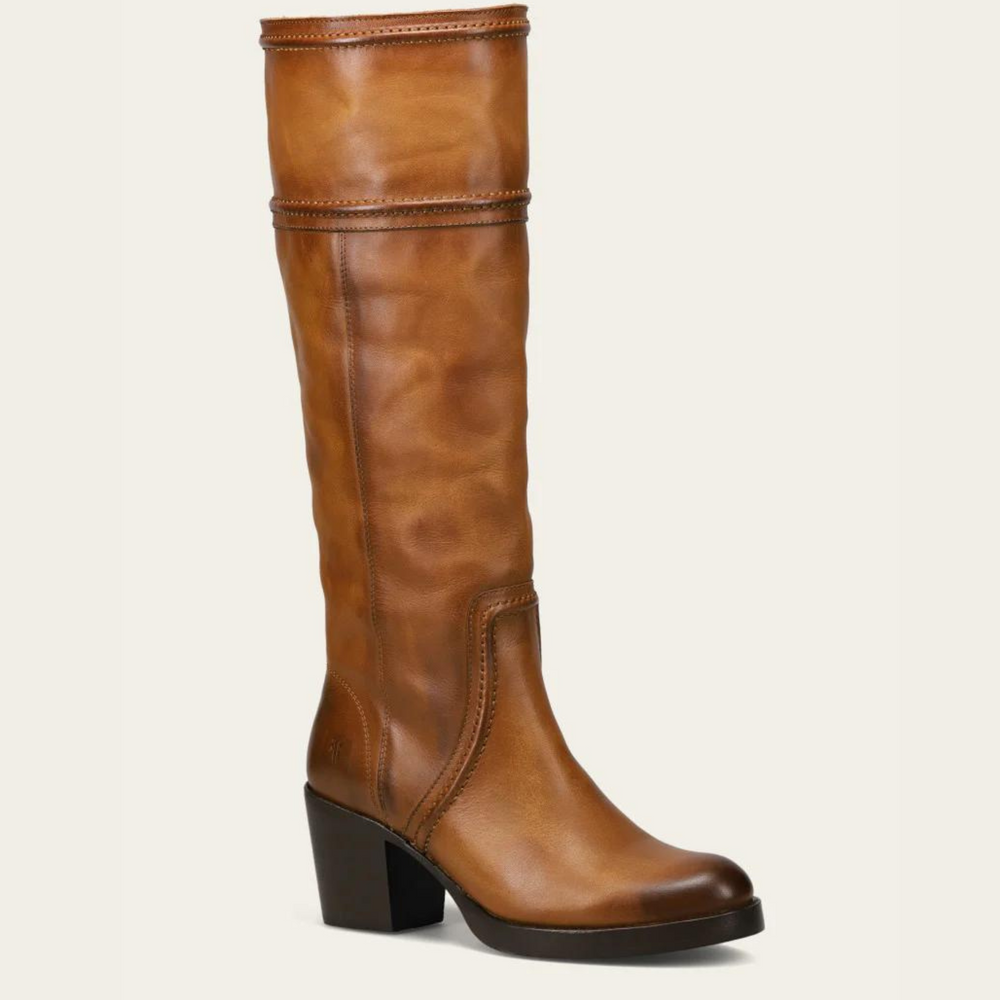 FRYE Jean Tall Pull On Boot - Caramel