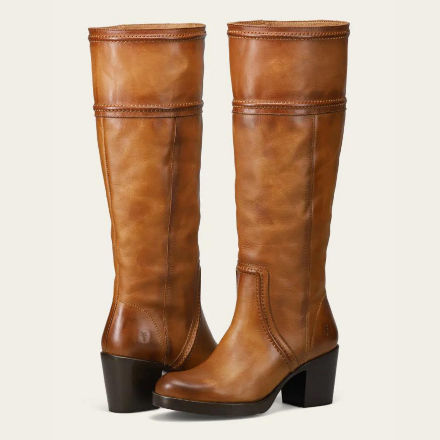 Frye tall brown sales boots