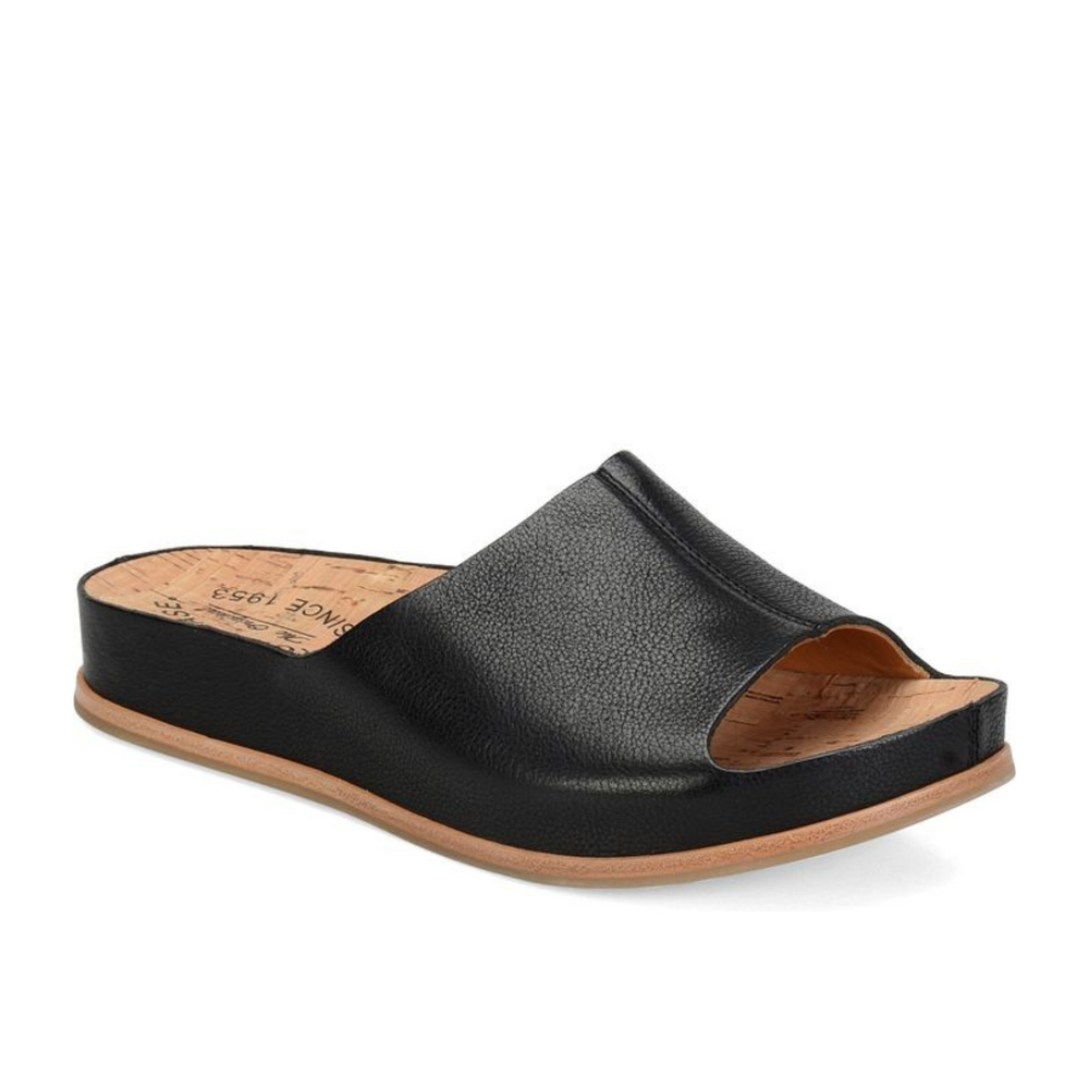 
                      
                        The Kork-Ease Tutsi Slide Sandal in Black
                      
                    