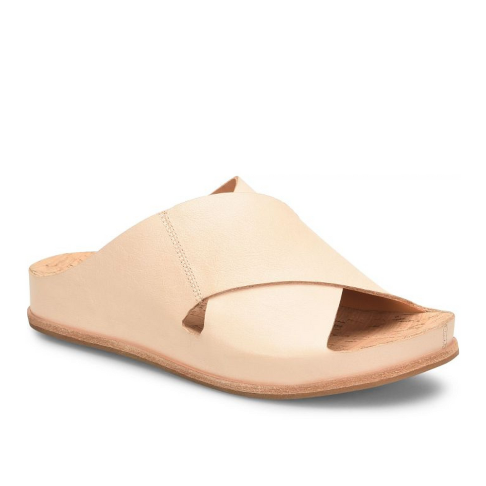 
                      
                        The Kork-Ease Tutsi Cross-Band Sandal in the color Natural
                      
                    