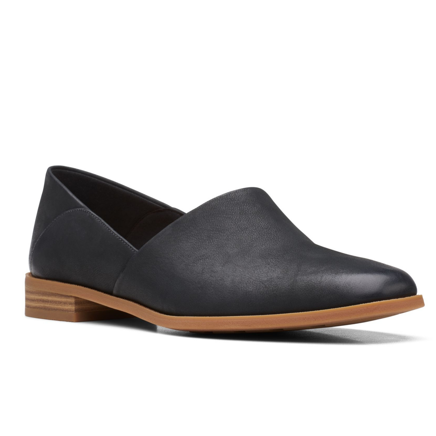 Clarks Pure Belle Leather Loafer - Black