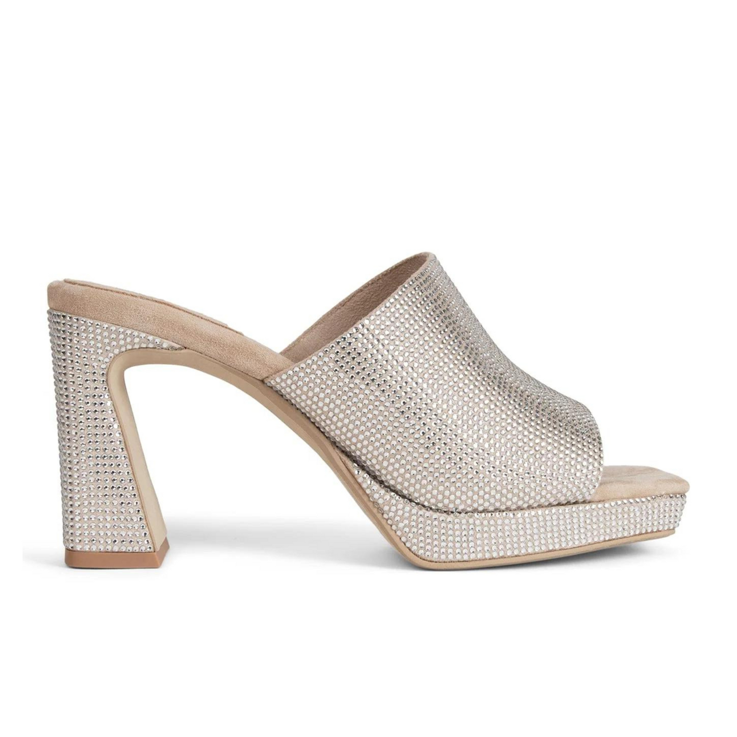 Jeffrey Campbell Caviar JS - Nude Suede Champagne
