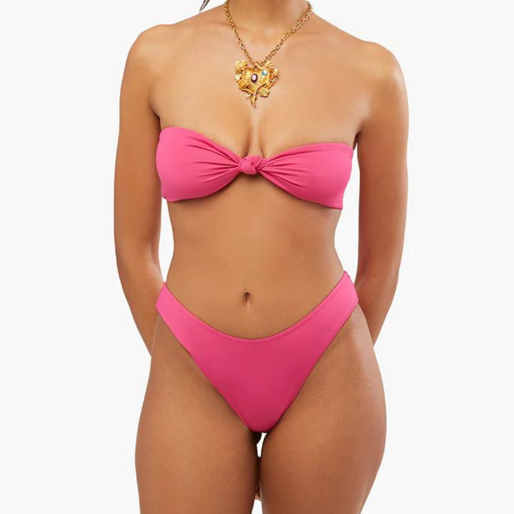 WeWoreWhat Classic Scoop Bikini Bottom - Magenta