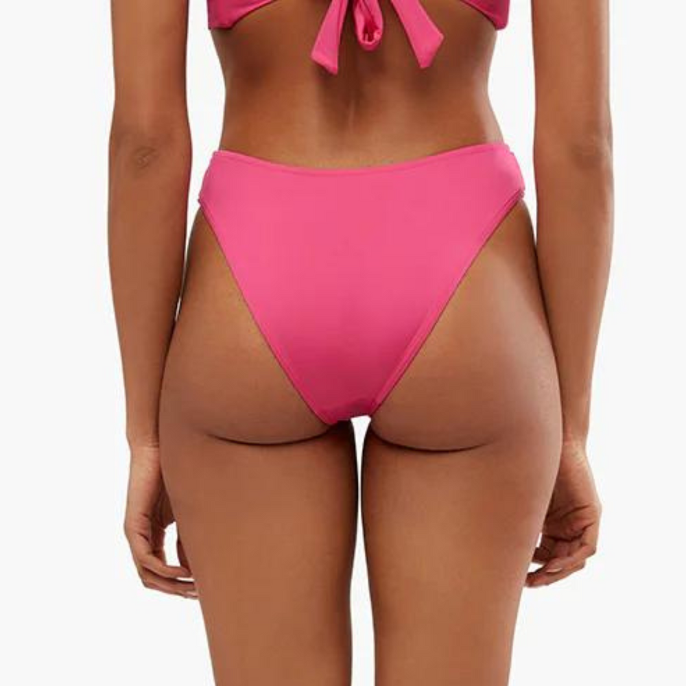 
                      
                        WeWoreWhat Classic Scoop Bikini Bottom - Magenta
                      
                    