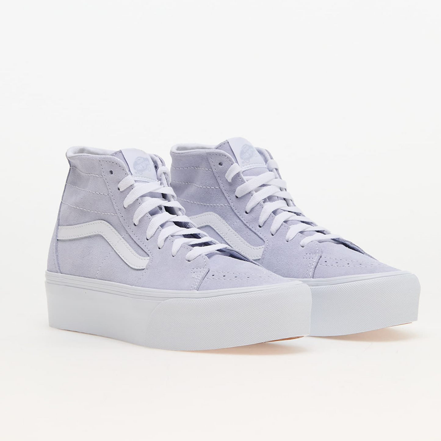 Vans Women's Sk8-Hi Tapered Stackform Shoe in the color Essential Halogen Blue