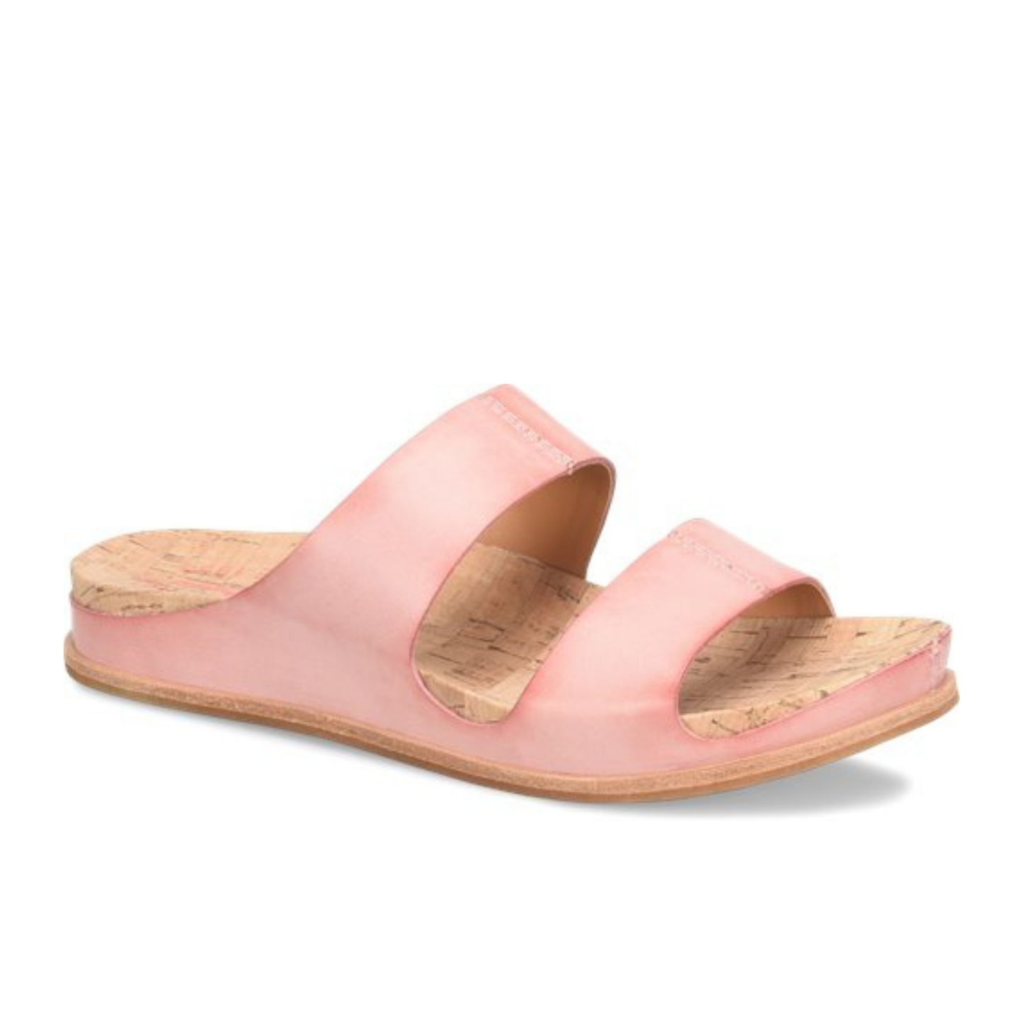 Pink dual band slide sandals from Kork-Ease