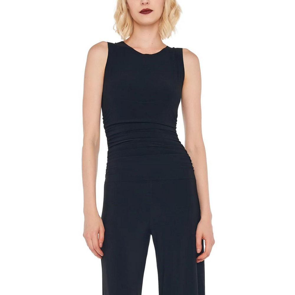 Norma Kamali Shirred Waist Jumpsuit - Black