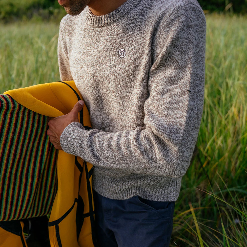 This men's crewneck is ideal for chillier temps or drinks by the fireside.