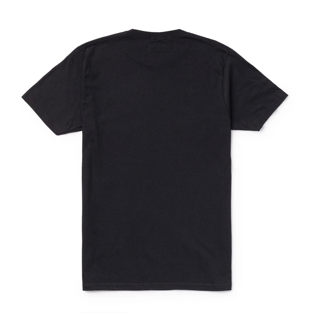 
                      
                        Back view of Seager's black Branded Short Sleeve Tee
                      
                    