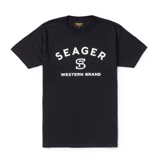 Seager's black Branded Short Sleeve Tee 