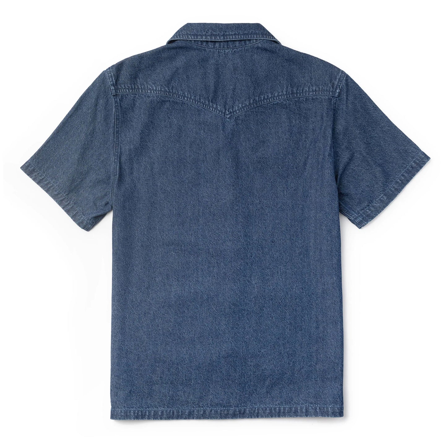 Back view of Seager's Southpaw Whippersnapper Shirt in the color Indigo