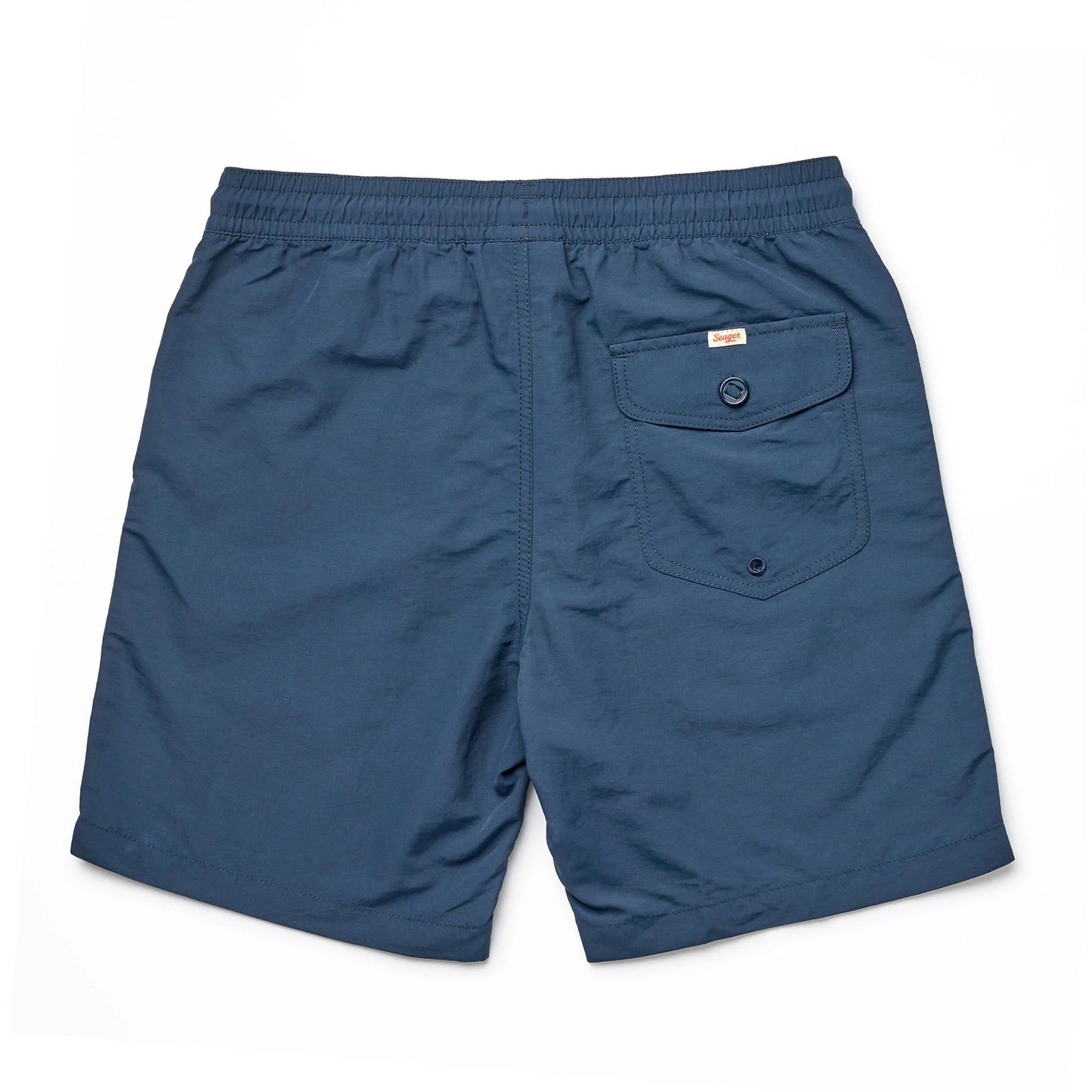 Back view of the Navy Yuma Light Shorts by Seager