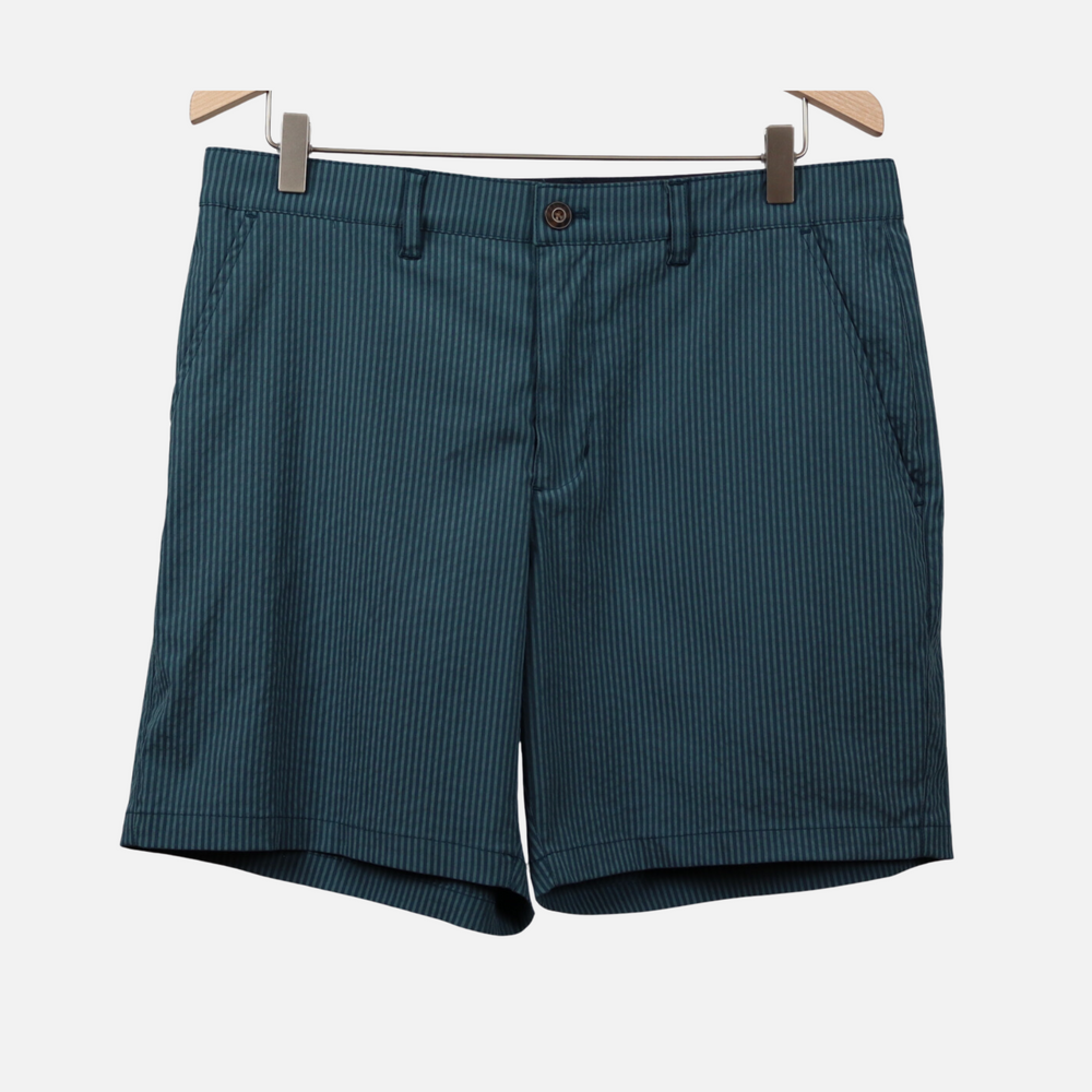 
                      
                        Marine Layer's 7" Hybrid Short are available in the color Teal at Harbour Thread. 
                      
                    