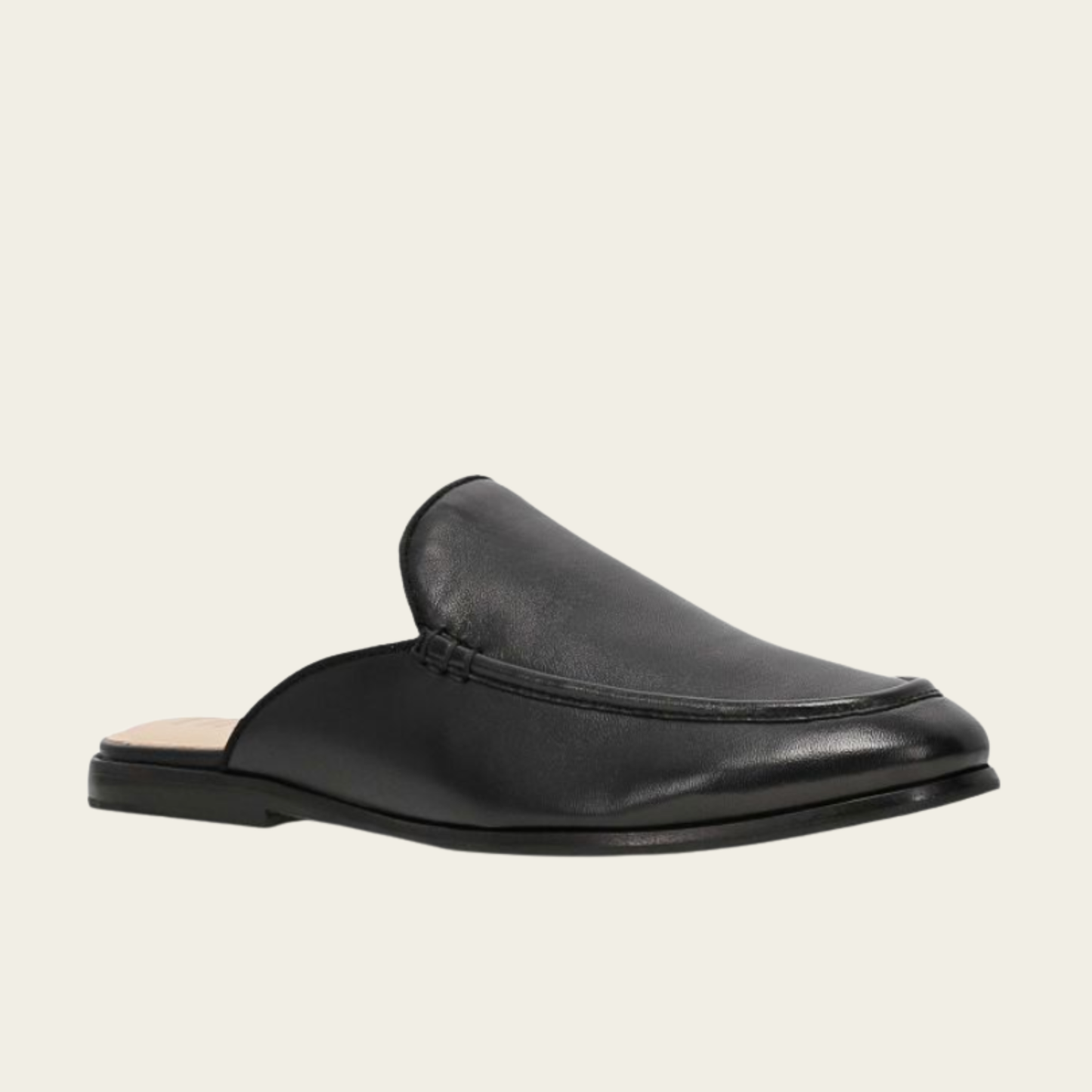 The FRYE Faith Mule in black