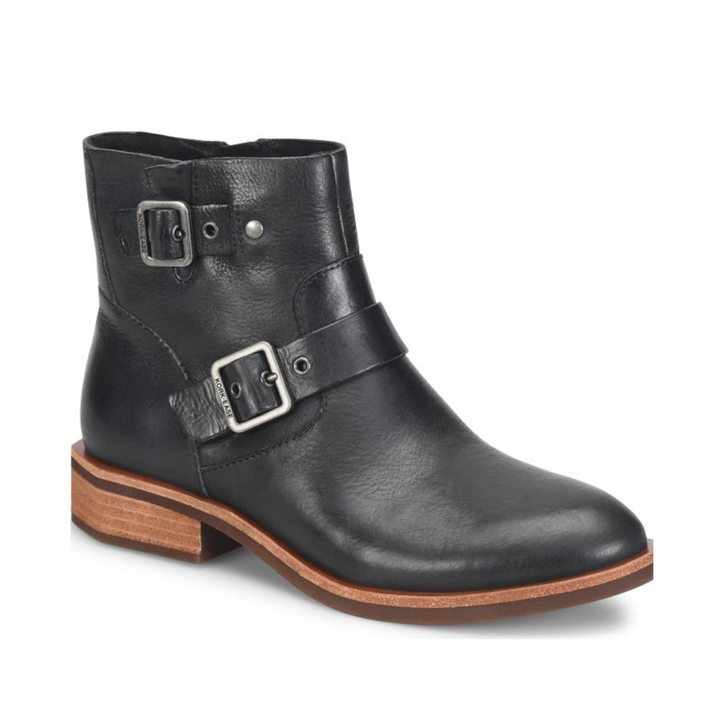 The Kork-Ease Ellinor Boot in black leather