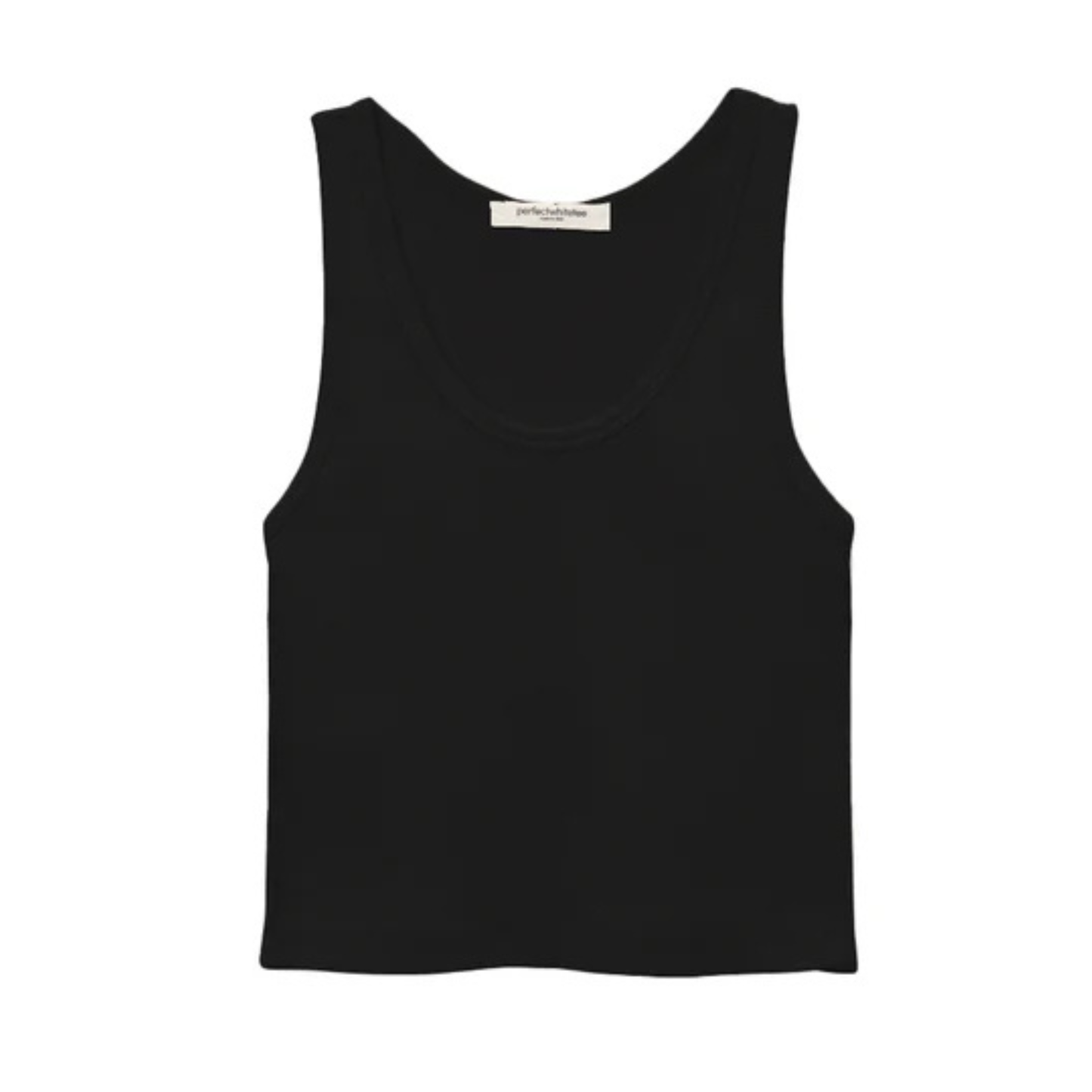 Perfect White Tee Debbie Tank in True Black